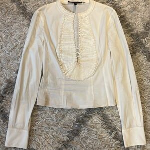 BCBG Max Azria tuxedo shirt